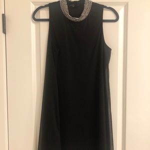 Nik and Nash Sleeveless Mock Pearl Neckline Dress